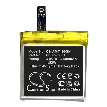 Bsc Preferred Amazfit GTR 47mm A19029 Smart Watch Replacement Battery CS-AMT190SH